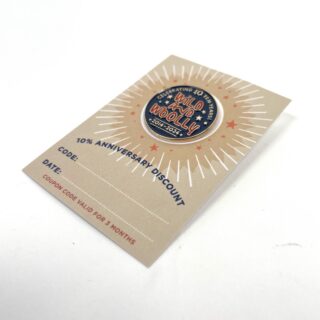 10th Anniversary pin