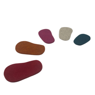 Felt Soles for Knitted Slippers