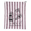 Vovó dark cherry stripe