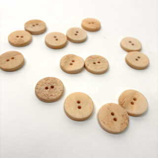 23mm chunky off-white bone buttons